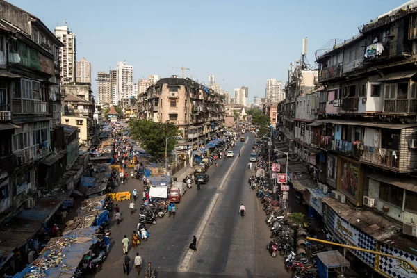 Mumbai India Maj 2020 Widok Opuszczonego Bhendi Bazaar Podczas Ogólnokrajowego — Zdjęcie stockowe
