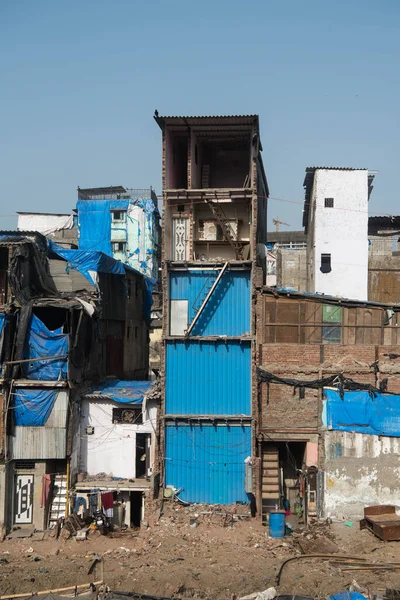Mumbai India Mei 2020 Algemeen Beeld Van Behrampada Sloppenwijken Bij — Stockfoto