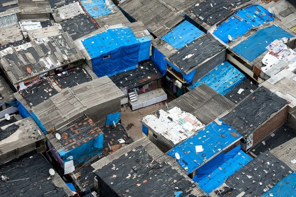 Mumbai India Června 2020 Letecký Pohled Slum Appa Pada Maladu — Stock fotografie