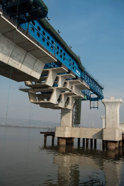 Mumbai India Diciembre 2020 Una Vista Construcción Mumbai Trans Harbour — Foto de Stock