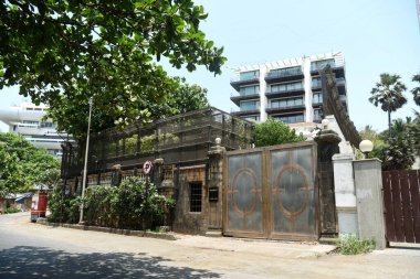 MUMBAI / INDIA - 1 Mayıs 2020: Bandra 'daki Shahrukh Khan Bungalow Mannat.