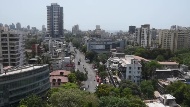 Mumbai India Maj 2020 Ogólne Spojrzenie Drogę Bandra Hill Podczas — Wideo stockowe