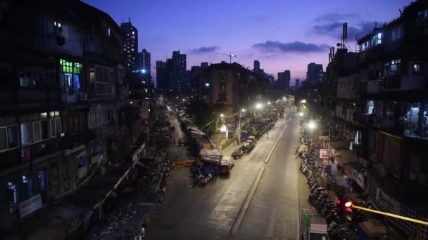 Mumbai India April 2020 View Deserted Bhendi Bazaar Nationwide Lockdown — Stockvideo