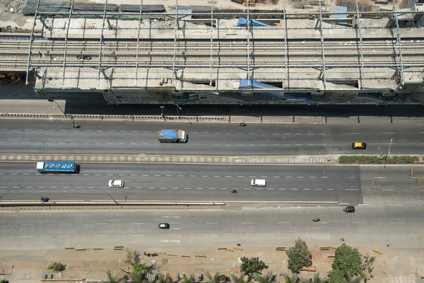 Mumbai India April 2021 Deserted View Western Express Highway Borivali — Stock Photo, Image