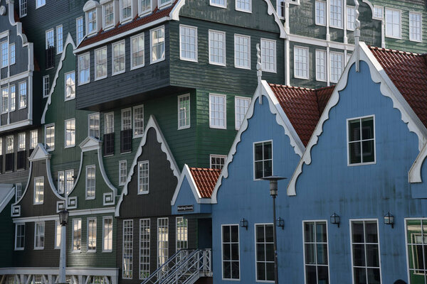 Zaandam, the Netherlands. January 2021. Modern architecture in Zaandam, the Netherlands. High quality photo