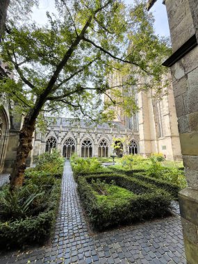 Utrecht, Netjerlands. October 2, 2025. The cloisters of Utrecht Monastery. High quality photo