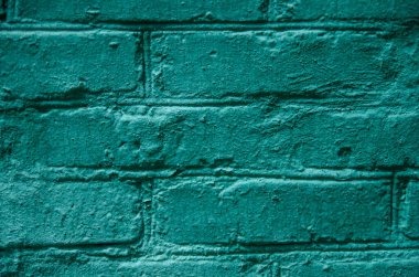 Tuğla yeşili. Eski yeşil tuğla duvarı. Arkaplan