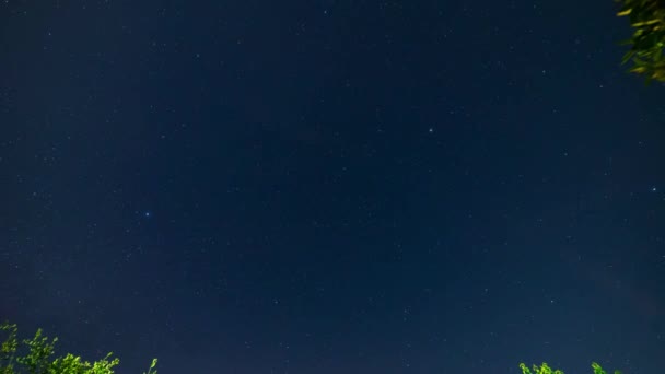 Time Lapse Della Lattea Innalzata Nel Cielo Della Toscana Italia — Video Stock