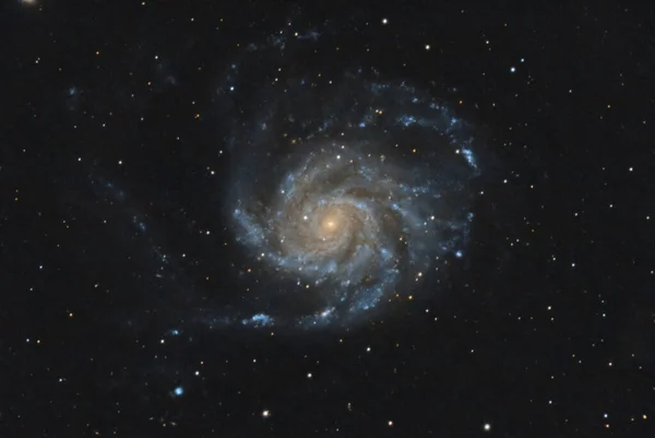 Pinwheel Galaxy Also Known Messier 101 M101 Ngc 5457 Face — Stock Photo, Image