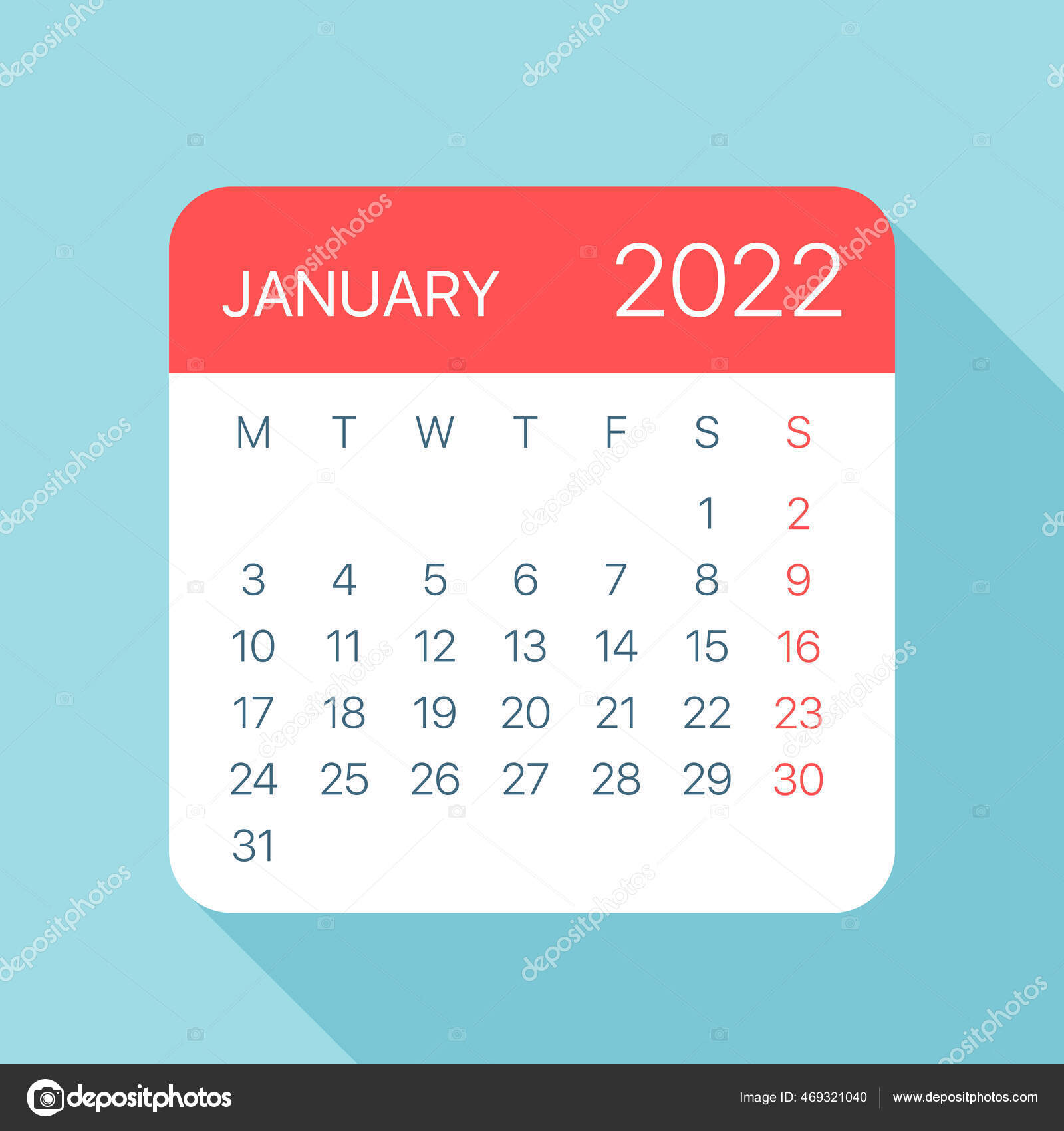 Vektorgrafiken January 2022 Vektorbilder January 2022 Depositphotos