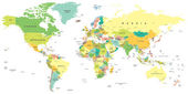 mapa světa - ilustrace.