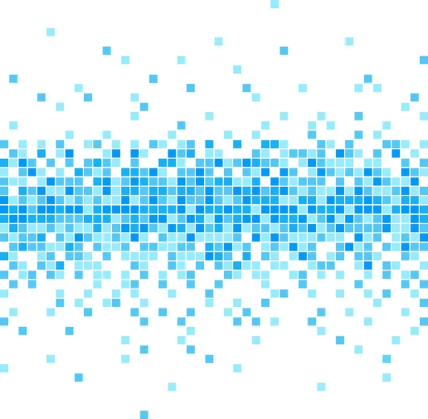 Abstraktní pozadí mozaika modrá - ilustrace. — Stockový vektor