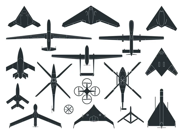 Drones - ilustração . — Vetor de Stock