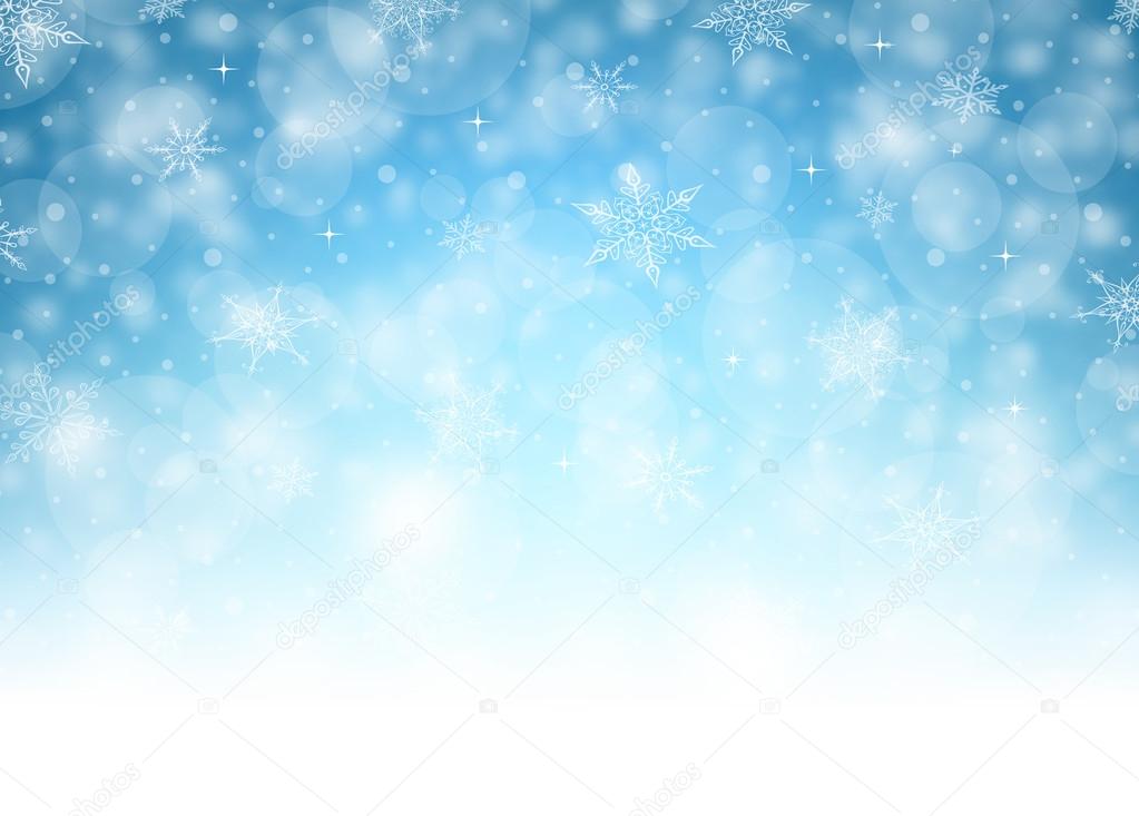 Horizontal Christmas Background - Illustration.