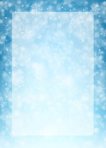 Kerstmis verticale Frame - illustratie. — Stockvector