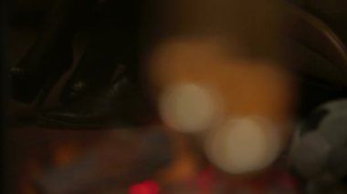 Champaign ile romantik akşam