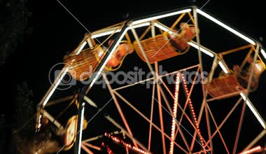 gece - dönme dolap, lunapark