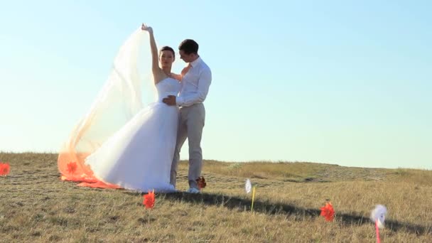 En el día de la boda — Vídeos de Stock