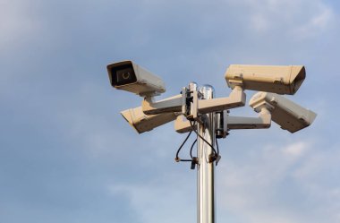 CCTV sokak kameraları direkte. 3 Boyutlu resimleme