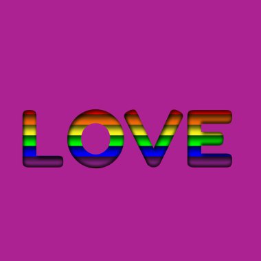 Gökkuşağı ile Gururlu LGBTQ + Gurur Logosu Tasarımı. Sosyal Medya Postası, Banner, Logo, Sembol, İllüstrasyon için Vektör Onur Tasarım Şablonu 