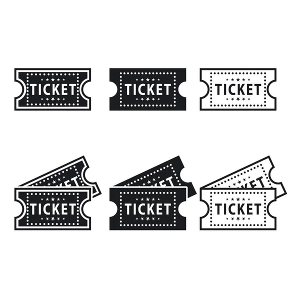 olay biletleri vektör simgeleri