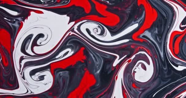 Colores abstractos esparciendo pintura remolino y explosión — Vídeos de Stock