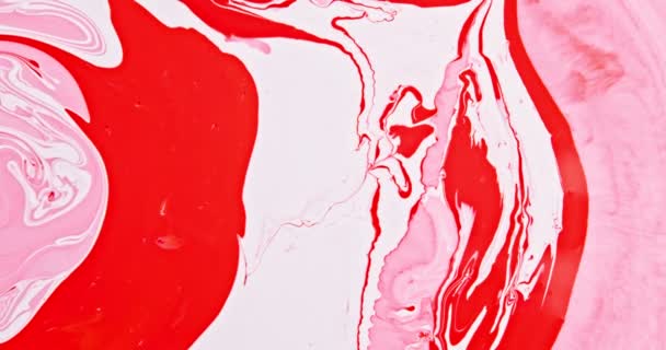 Абстрактные цвета, раскрашивающие закручивание и взрыв краски — стоковое видео