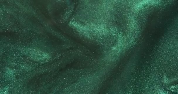 The dark glittering water slowly flows into beautiful abstract patterns — Stock Video