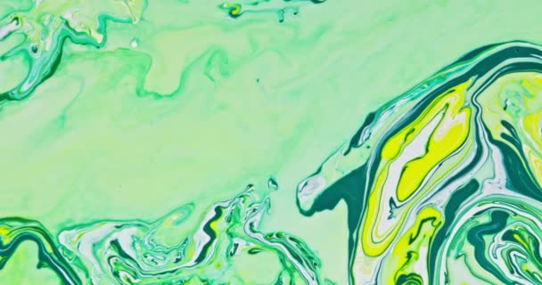 Abstract Colours Spreading Paint Swirling and Blast — Stock Video