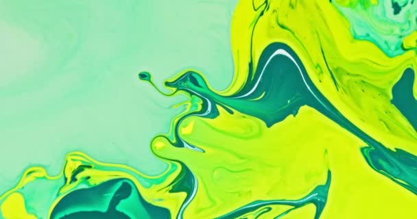 Abstract Colours Spreading Paint Swirling and Blast — Stock Video