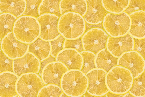 Lumineuses Tranches Citron Texture Fond — Photo