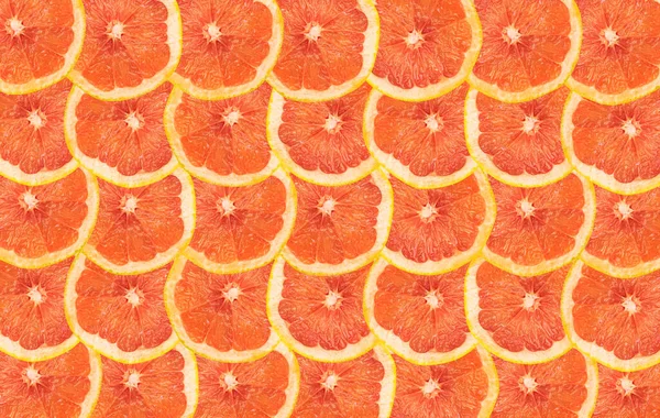 Fundo Textura Fatias Toranja — Fotografia de Stock