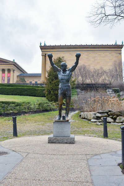 Statue of rocky balboa in Philadelphia