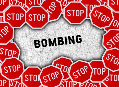 Dur işareti ve kelime bombalama