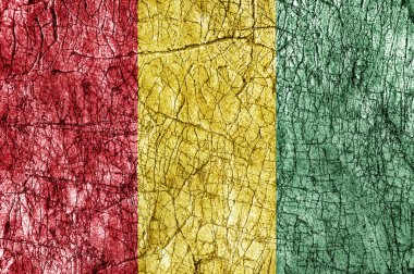 Taş Gine bayrağı boyalı kin