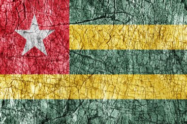 Taş Togo bayrak boyalı kin