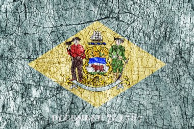 Taş boyalı bize Delaware bayrak kin