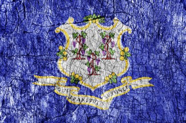 Taş boyalı bize Connecticut bayrak kin