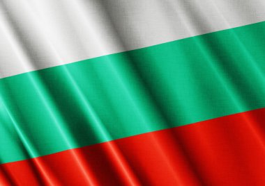 Bulgaristan dalgalanan bayrak kapatın