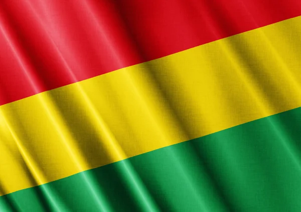 Bolivia ondeando bandera cerrar — Foto de Stock