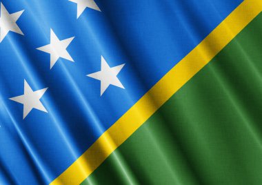 Solomon Adaları bayrağı sallayarak kapatın