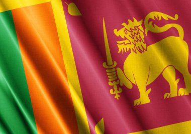 Sri lanka dalgalanan bayrak kapatın