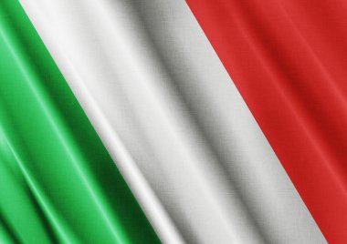 İtalya dalgalanan bayrak kapatın