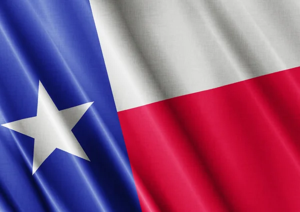 Texas ondeando bandera cerrar — Foto de Stock