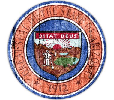 Arizona mühür beton bayrak