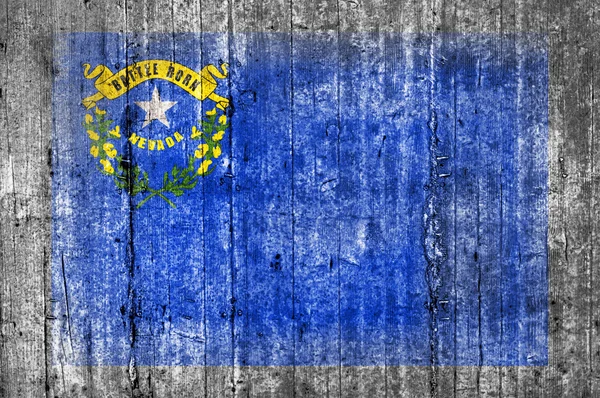 Nevada concrete flag — Stock Photo, Image