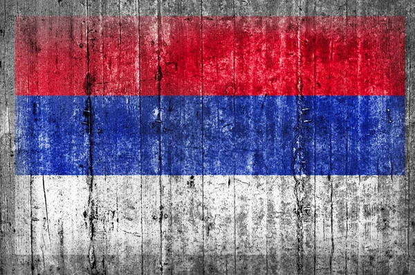 Прапор Республіки Сербська на бетонну стіну — стокове фото