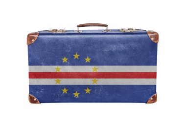 Cape Verde bayrak ile Vintage çanta