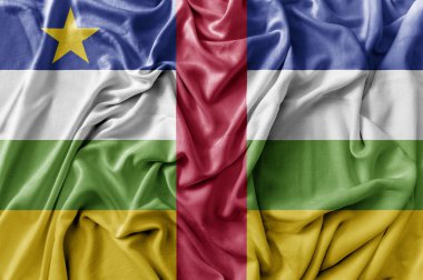 Dalgalanan Orta Afrika Cumhuriyeti bayrağı karıştırdı