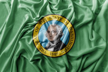 Sallayarak Amerika Birleşik Devletleri Washington bayrak karıştırdı